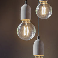 Garden Trading Carnaby 6 Light Concrete Pendant