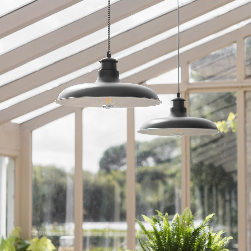 Garden Trading Toulon Pendant Light in Carbon