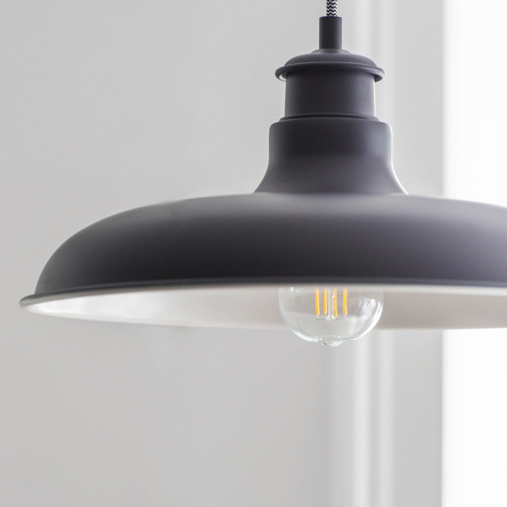 Garden Trading Toulon Pendant Light in Carbon