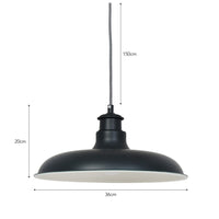 Garden Trading Toulon Pendant Light in Carbon