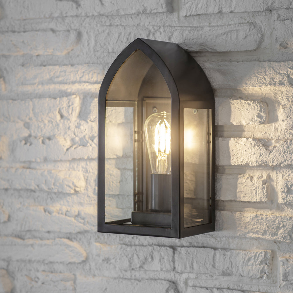 Garden Trading Fairford Outdoor Lantern in Carbon