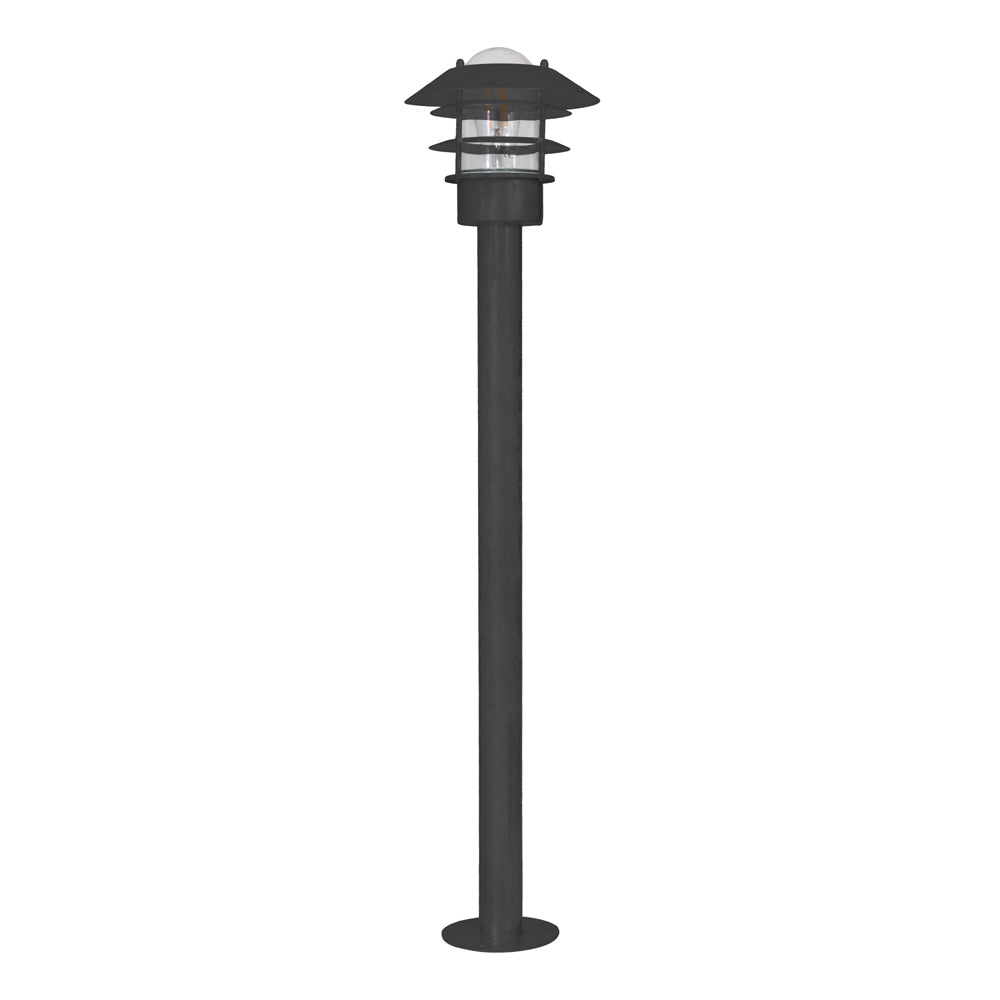 Garden Trading Strand Outdoor Post Lamp in Carbon