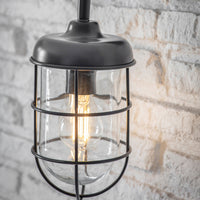 Garden Trading Harbour Outdoor Wall Light in Carbon