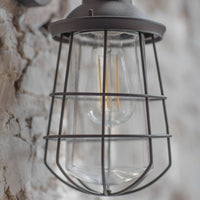 Garden Trading Finsbury Outdoor Wall Light in Charcoal