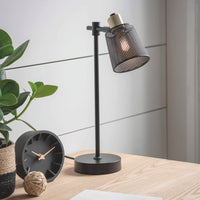 Garden Trading Curzon Table Lamp in Black