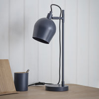 Garden Trading Grafton Desk Lamp in Ink Steel