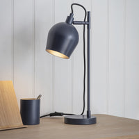 Garden Trading Grafton Desk Lamp in Ink Steel