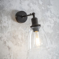 Garden Trading Hoxton Dome Wall Light in Antique Bronze