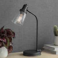 Garden Trading Hoxton Dome Table Lamp in Antique Bronze