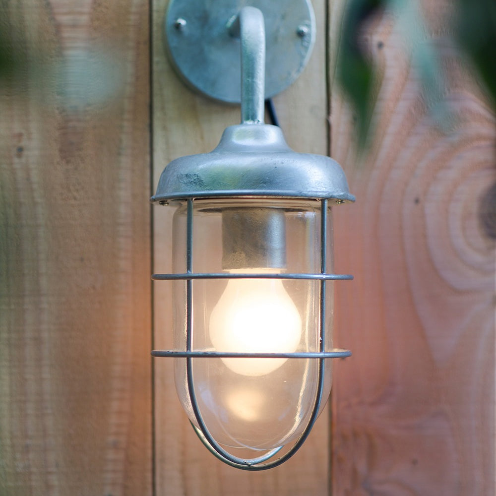 Garden Trading St Ives Outdoor Harbour Light - Galvanised Steel