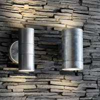 Garden Trading St Ives Outdoor Up & Down Light - Galvanised Steel