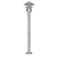 Garden Trading St Ives Outdoor Strand Post Lamp - Galvanised Steel