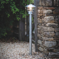 Garden Trading St Ives Outdoor Strand Post Lamp - Galvanised Steel