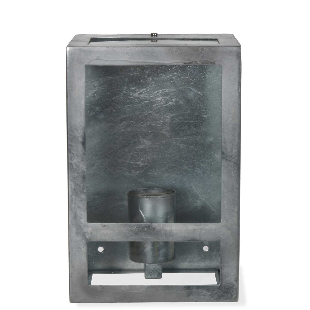 Garden Trading St Ives Outdoor Wall Lantern - Glavanised Steel