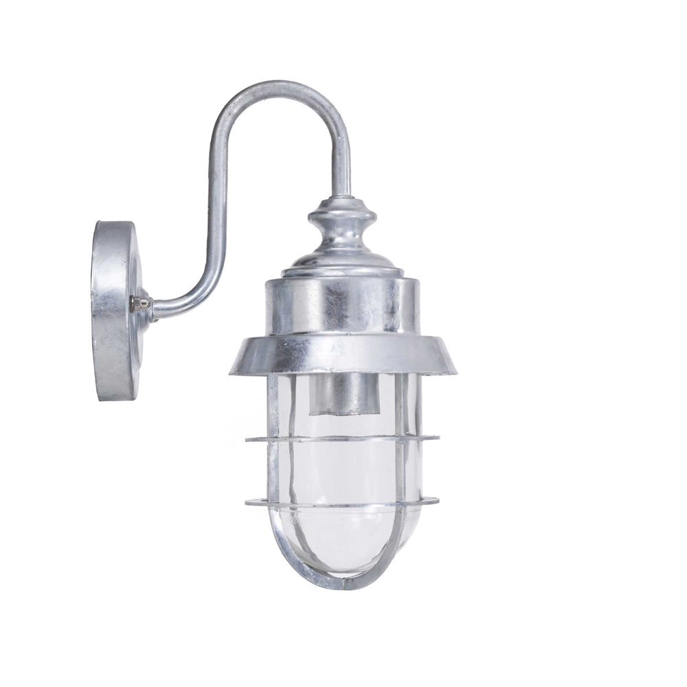 Garden Trading St Ives Outdoor Wall Lantern - Glavanised Steel