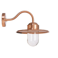 Garden Trading Howick Outdoor Wall Light in Raw Copper