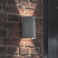 Garden Trading Kew Up & Down Outdoor Wall Light in Concrete