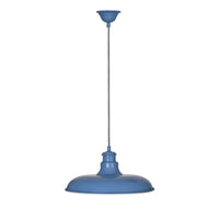 Garden Trading Toulon Pendant Light in Lulworth Blue