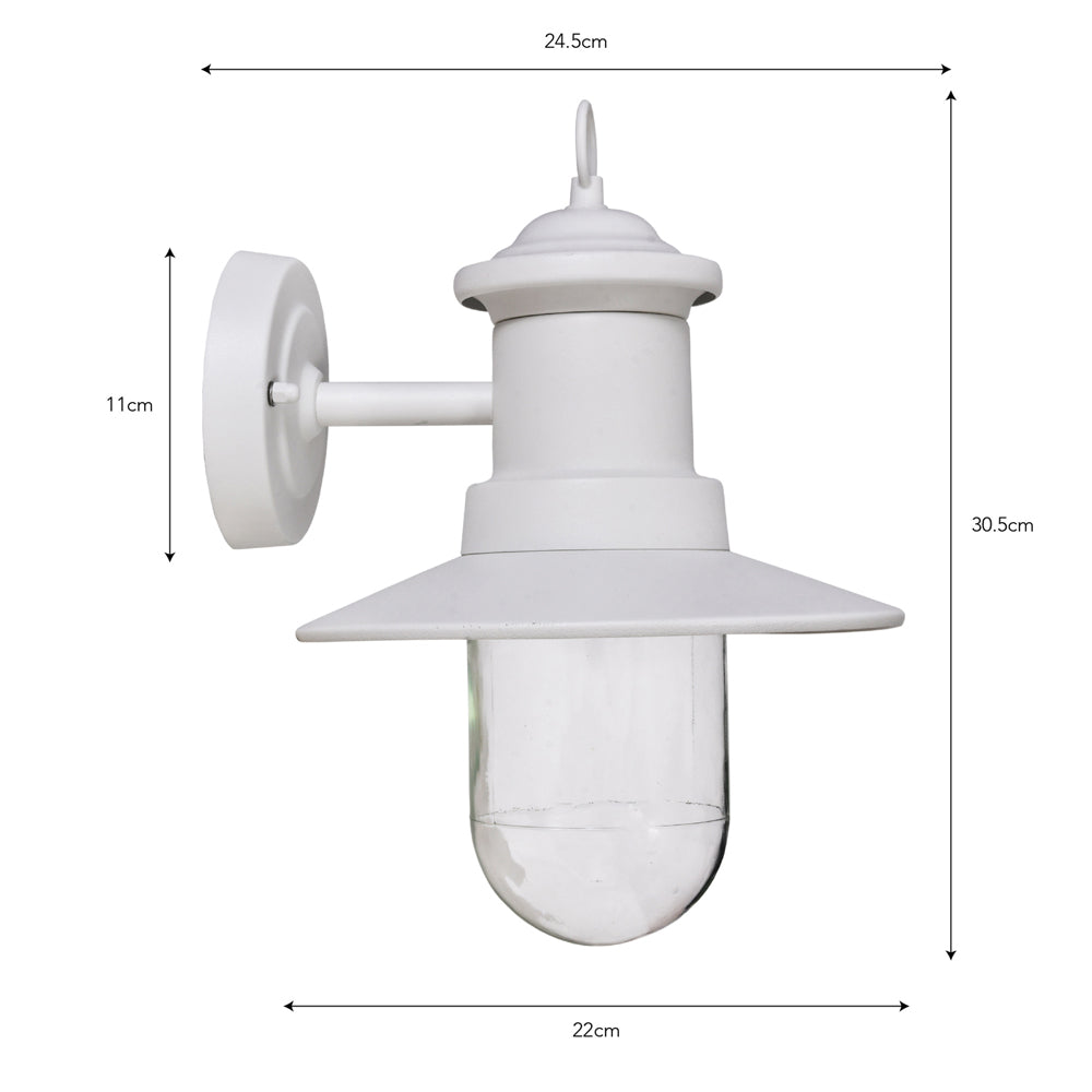 Garden Trading Ships Outdoor Light in Lily White