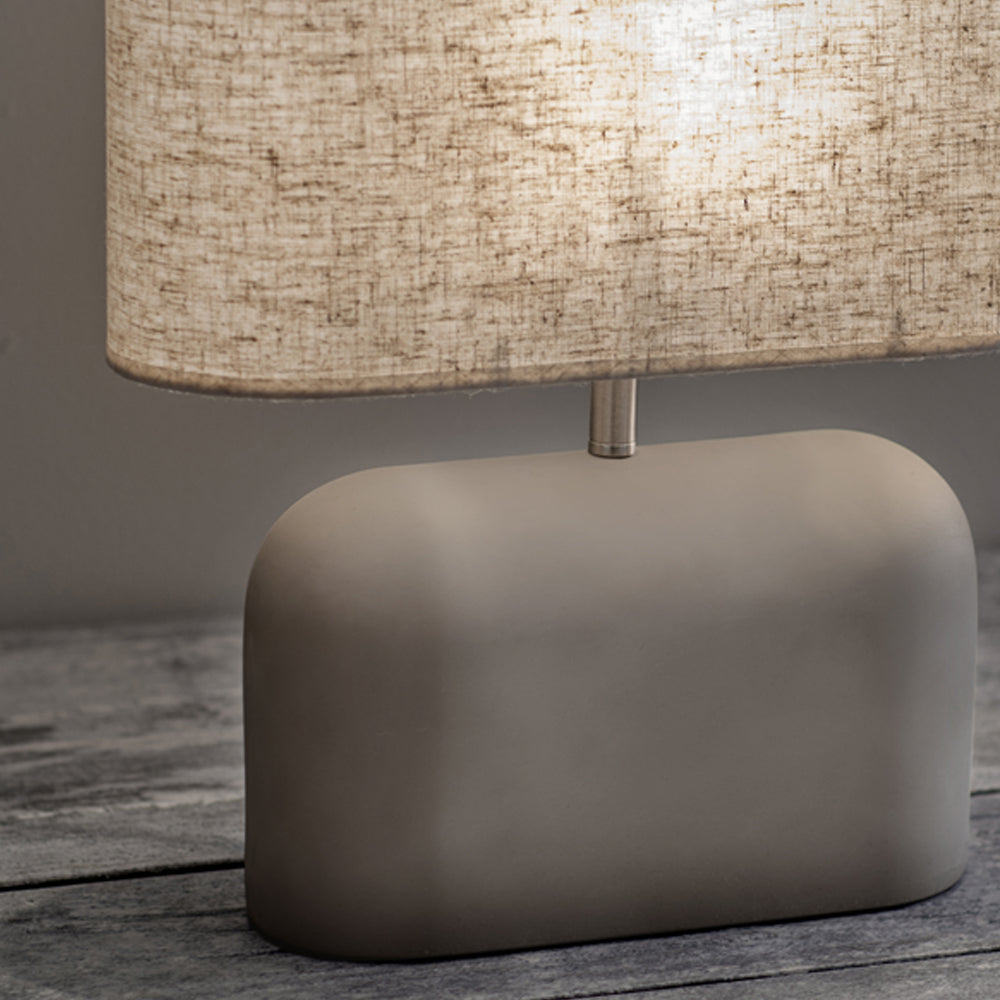 Garden Trading Millbank Slab Table Lamp in Polymer Concrete