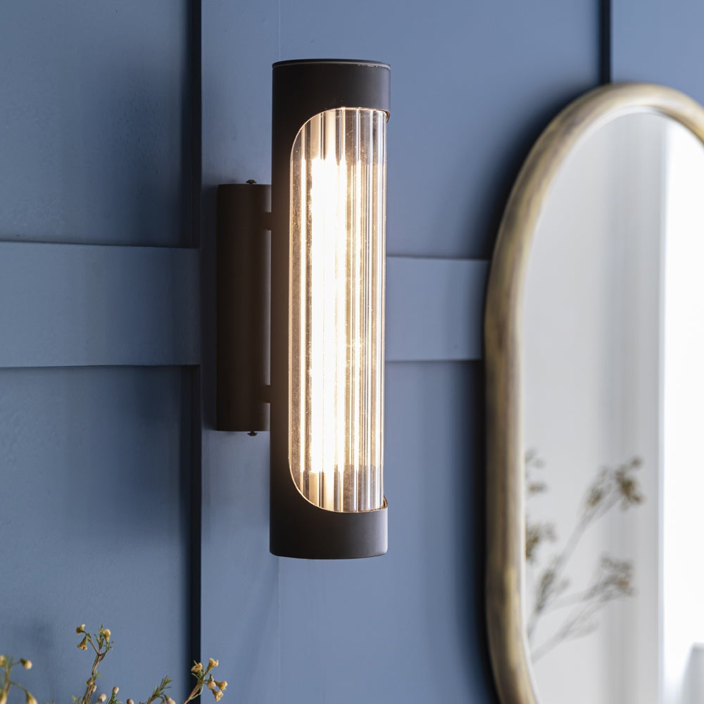 Garden Trading Novello Wall Light in Black Steel