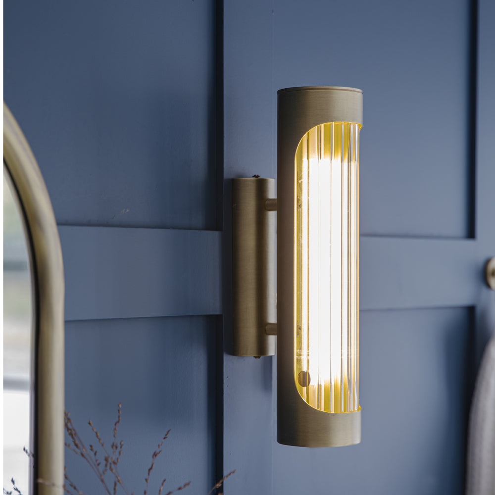 Garden Trading Novello Wall Light in Brass Finish