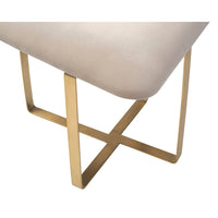 Liang & Eimil Tatel Stool Gainsborough Limestone Velvet