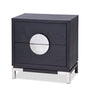 Liang & Eimil Otium Bedside Table Polished Stainless Steel