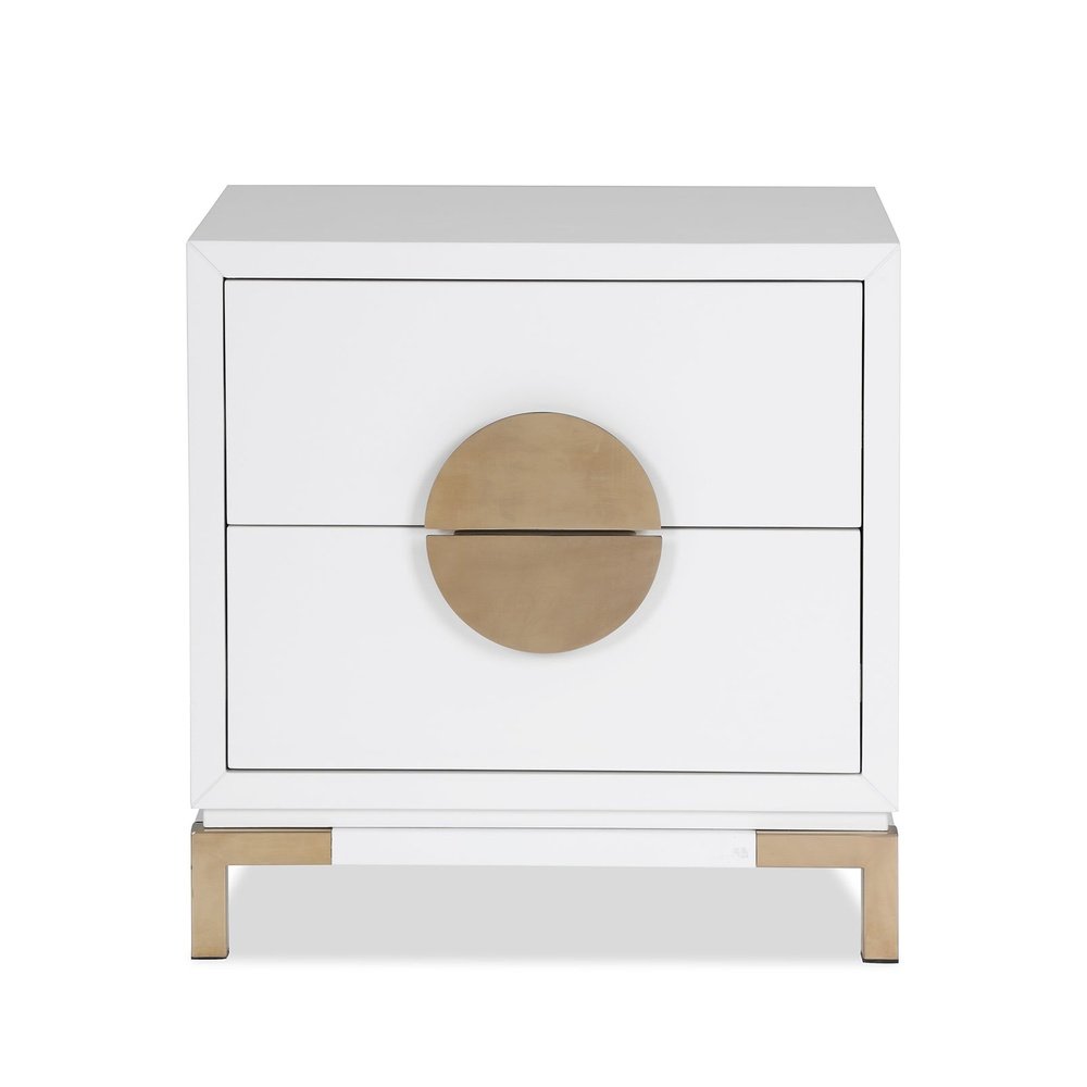 Liang & Eimil Otium Bedside Table Champagne Gold