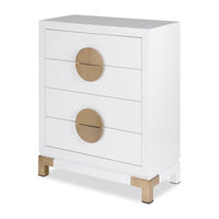 Liang & Eimil Otium Chest of Drawers White High Gloss