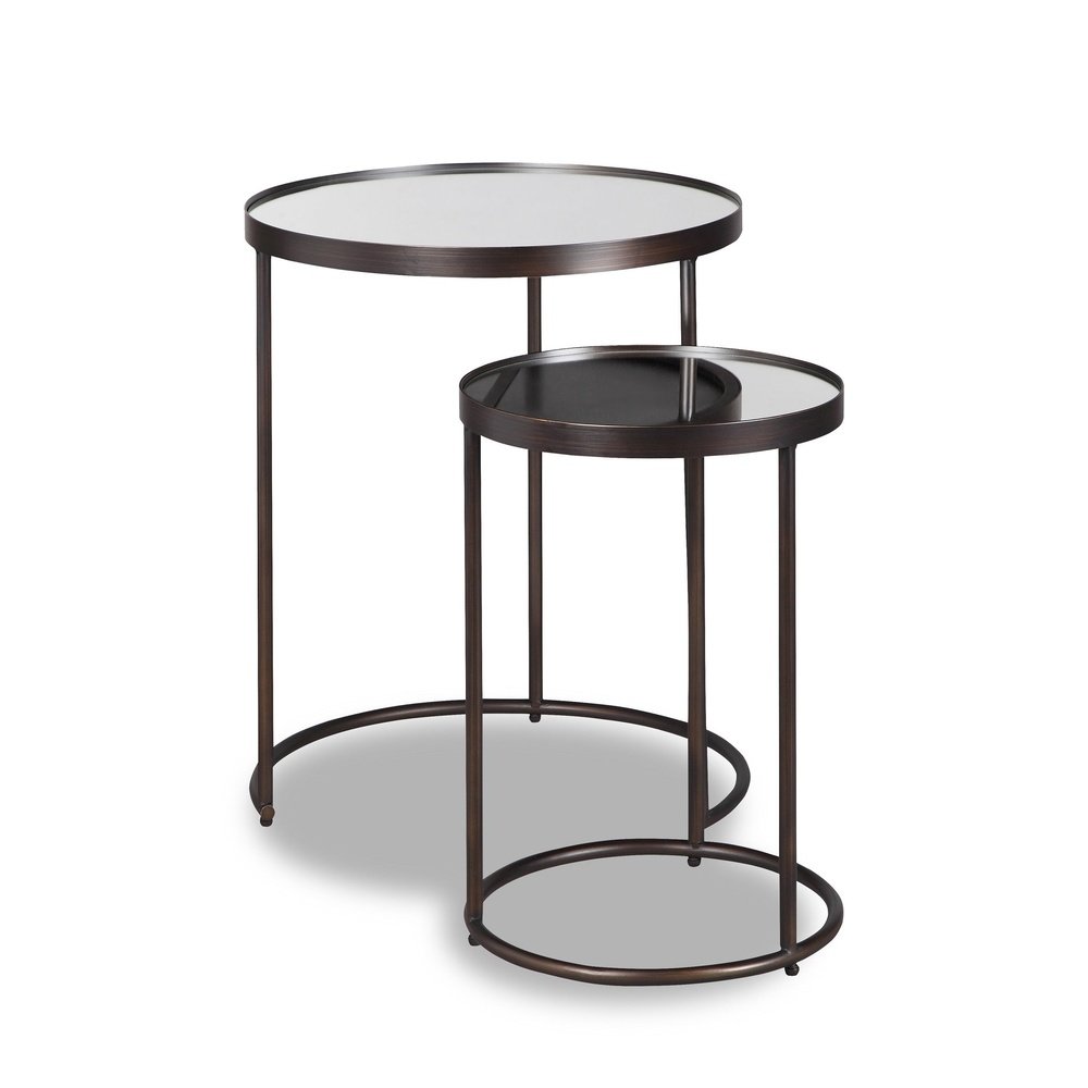  LiangAndEimilLarge-Liang & Eimil Song Side Table Antique Bronze Coated Steel-Bronze 41 