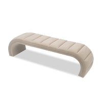 Liang & Eimil Coppola Bench - Oxford Latte Velvet