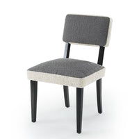 Liang & Eimil Alfama Dining Chair - Boucle Sand & Graphic Grey