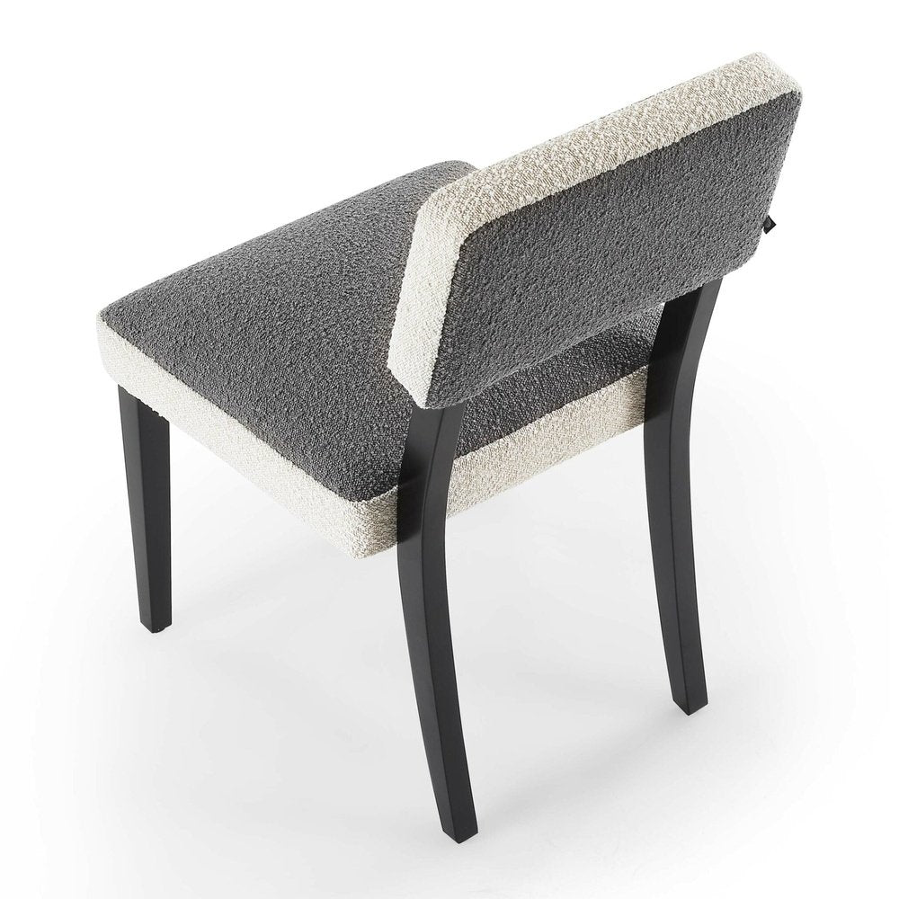 Liang & Eimil Alfama Dining Chair - Boucle Sand & Graphic Grey
