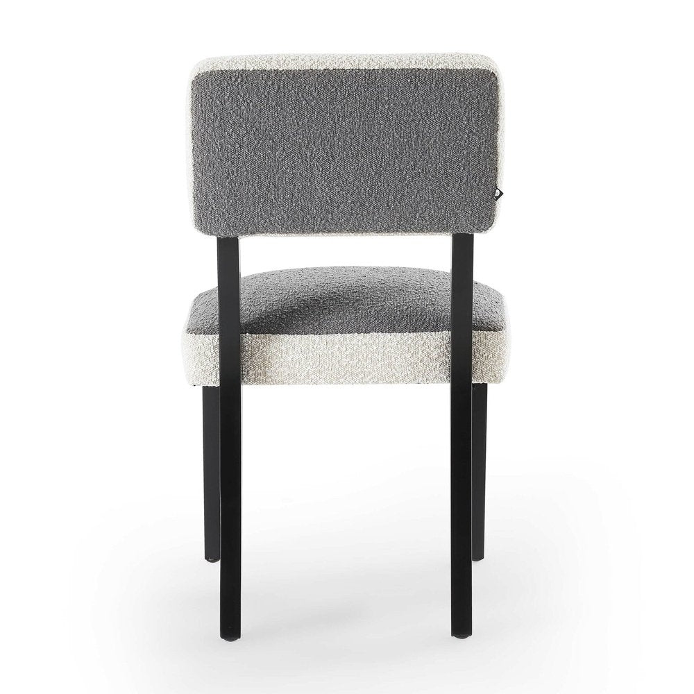 Alfama Dining Chair - Boucle Sand & Graphic Grey LiangAndEimil 4