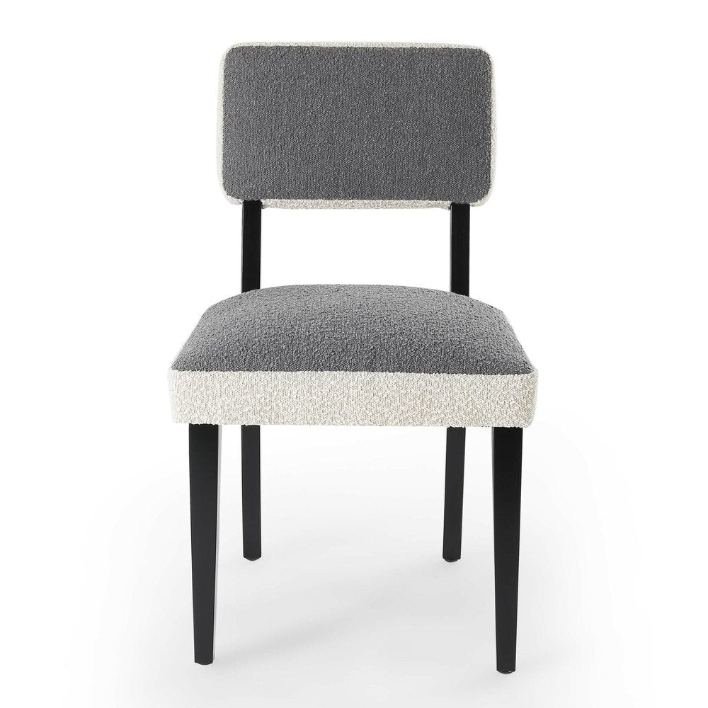 Liang & Eimil Alfama Dining Chair - Boucle Sand & Graphic Grey