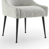 Liang & Eimil Cohen Dining Chair - Boucle Whisk & Matt Black