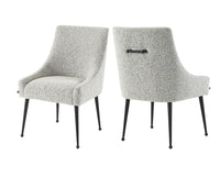 Liang & Eimil Cohen Dining Chair - Boucle Whisk & Matt Black