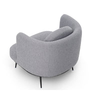 Liang & Eimil Velux Occasional Chair Boucle Graphic Grey