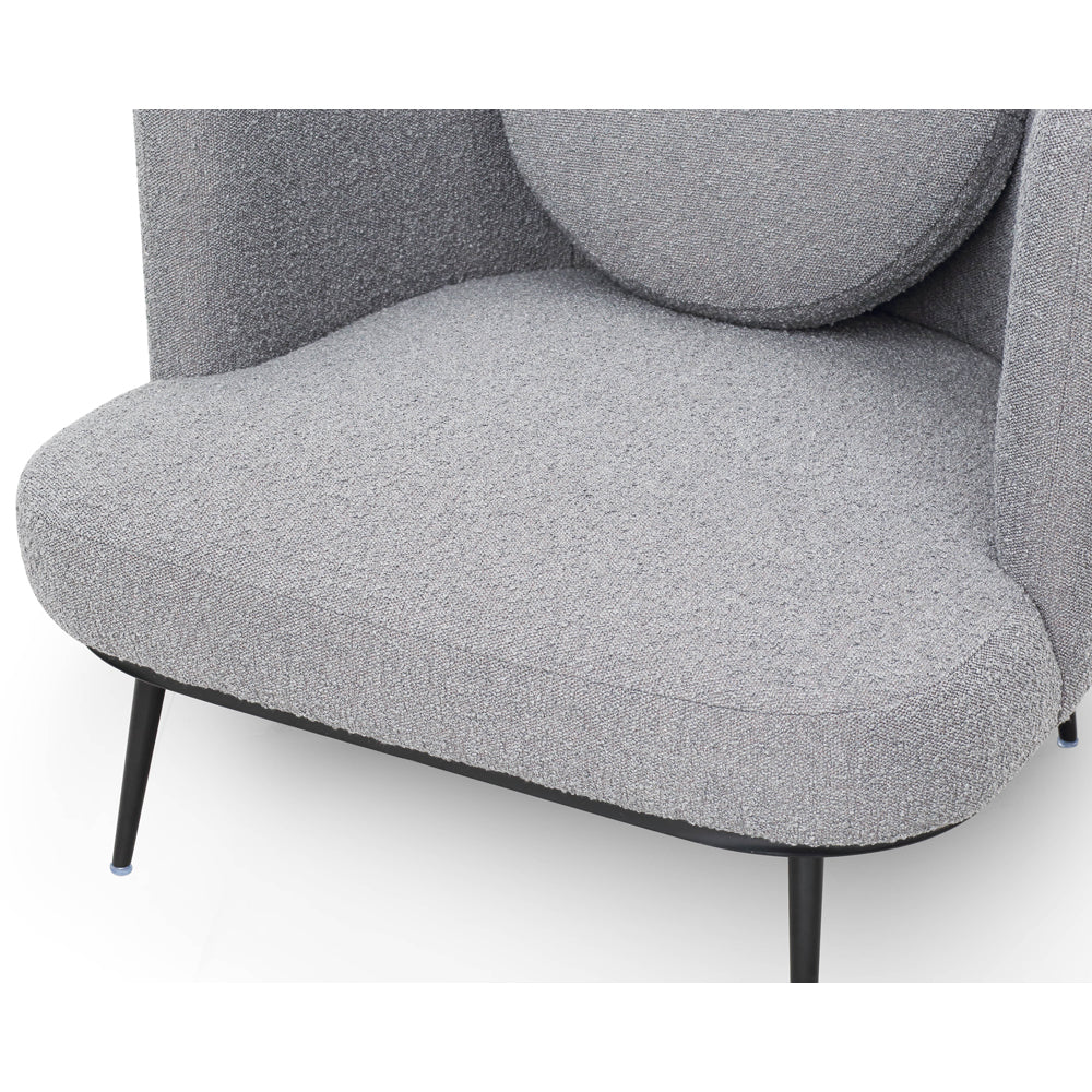 Liang & Eimil Velux Occasional Chair Boucle Graphic Grey