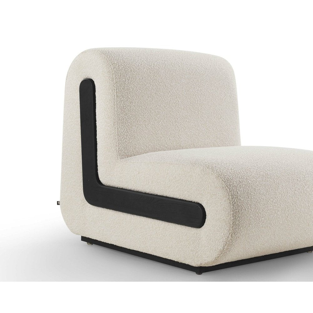 Liang & Eimil Bola Occasional Chair - Boucle Sand & Black