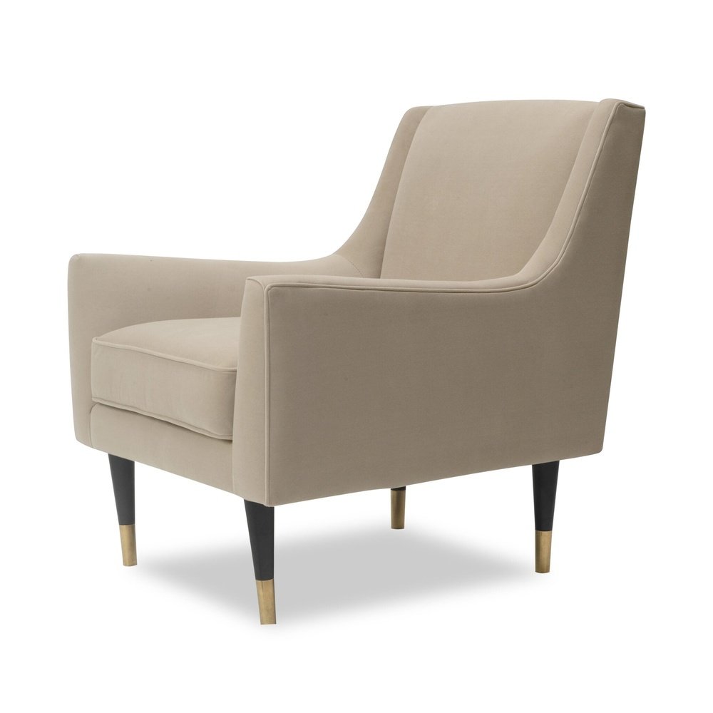 Liang & Eimil Conte Chair - Oxford Latte Velvet