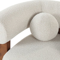 Liang & Eimil Epic Occasional Chair - Boucle Sand & Classic Brown