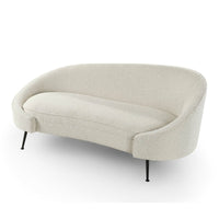 Liang & Eimil Aspen Sofa - Boucle Sand/Matt Black