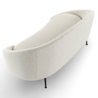 Liang & Eimil Aspen Sofa - Boucle Sand/Matt Black