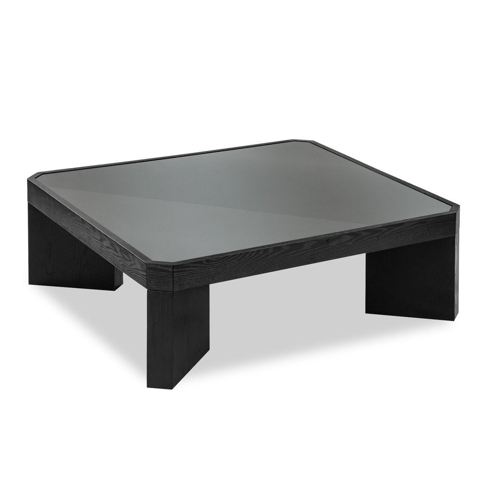 Baltimore Square Coffee Table - Black Ash & Glass LiangAndEimil 2