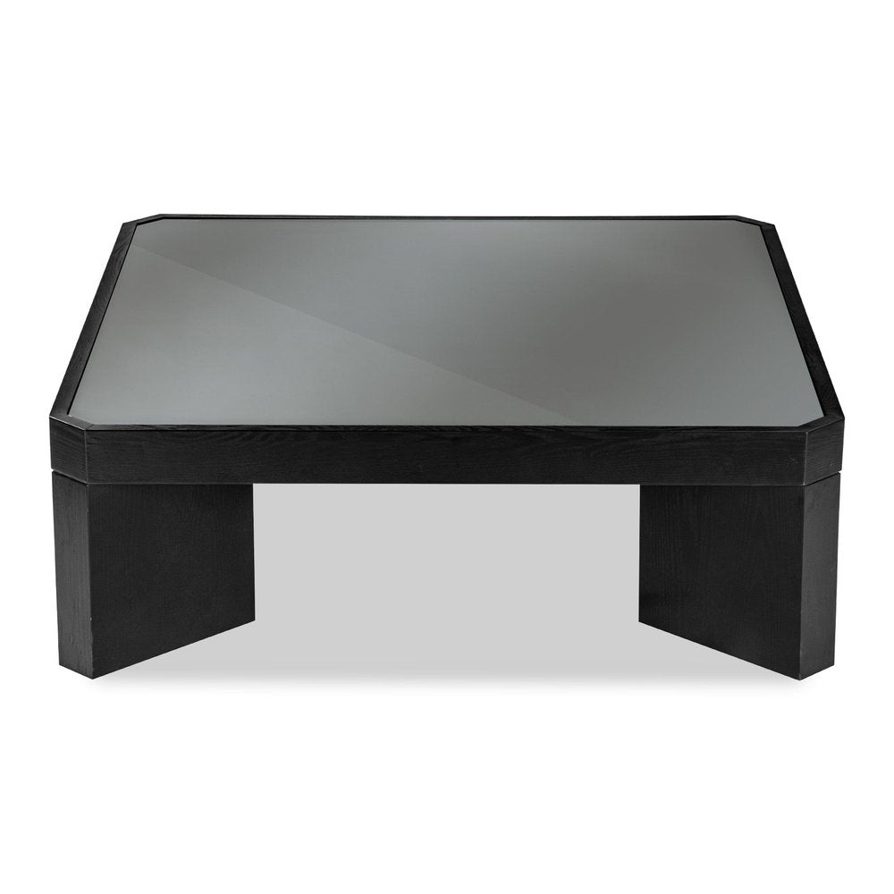 Baltimore Square Coffee Table - Black Ash & Glass LiangAndEimil 1