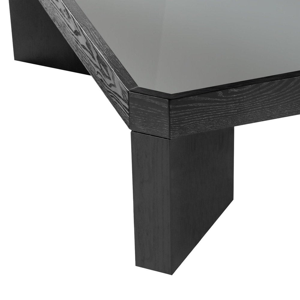 Baltimore Square Coffee Table - Black Ash & Glass LiangAndEimil 4