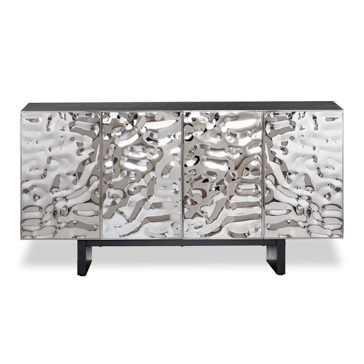 LiangAndEimil Baltimore Sideboard - Polished Hammered Finish