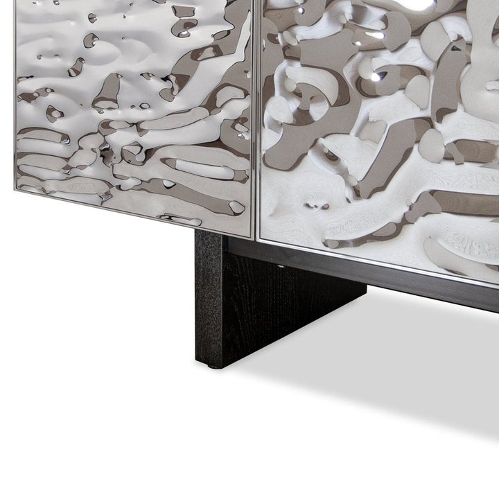 LiangAndEimil Baltimore Sideboard - Polished Hammered Finish